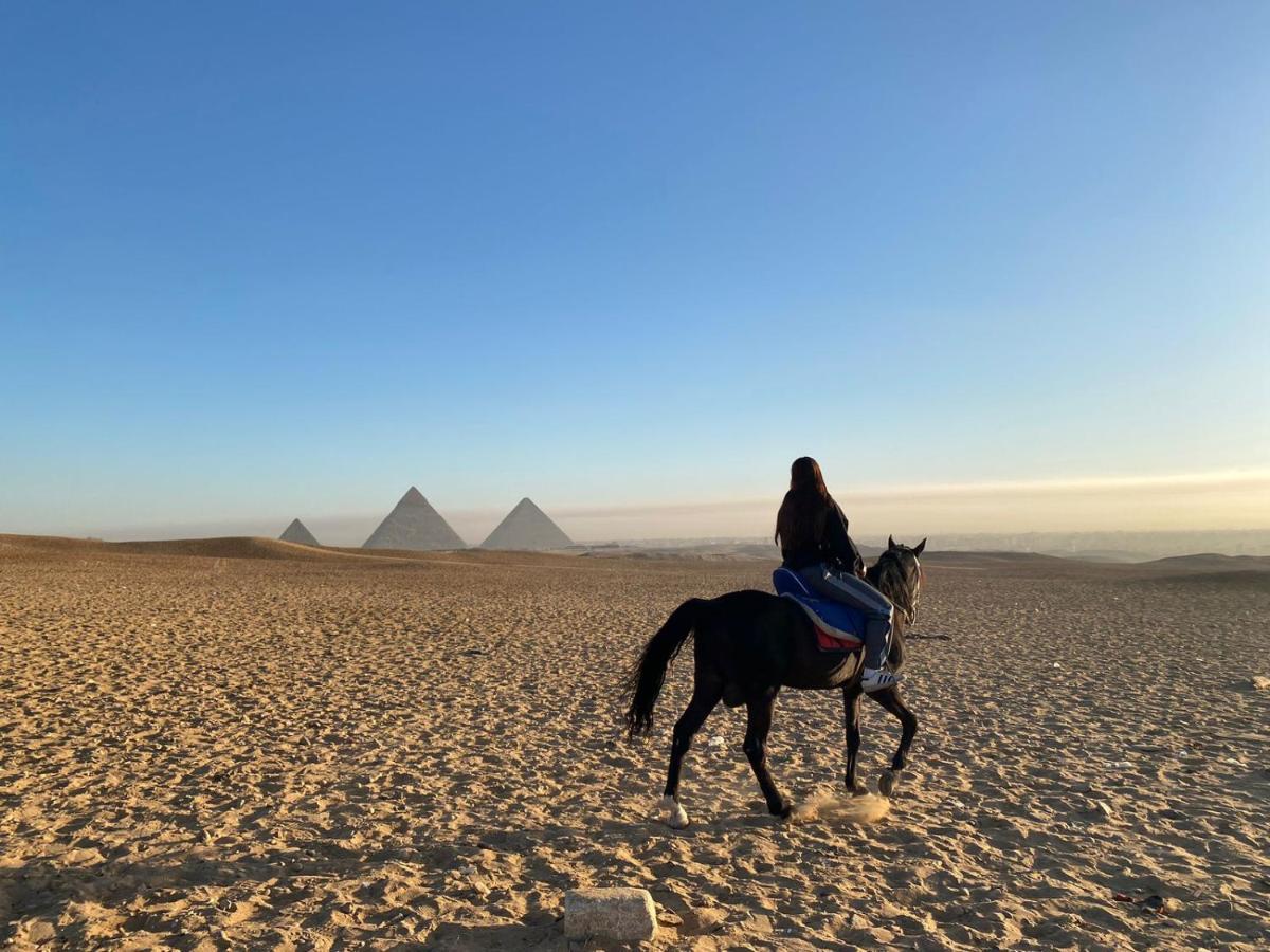 Eagles Pyramids View Hotel Kafret el-Gabal Exterior foto