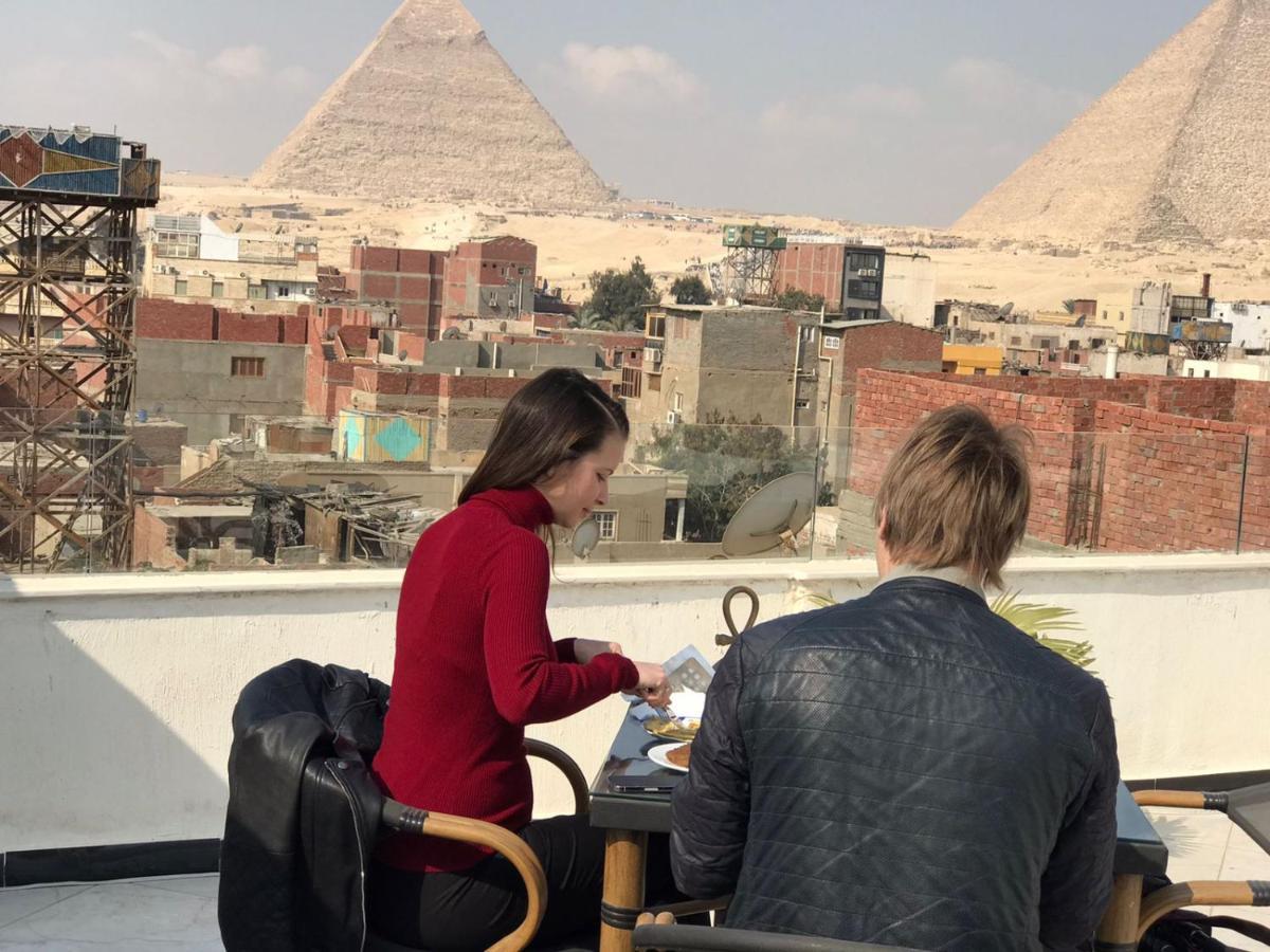 Eagles Pyramids View Hotel Kafret el-Gabal Exterior foto