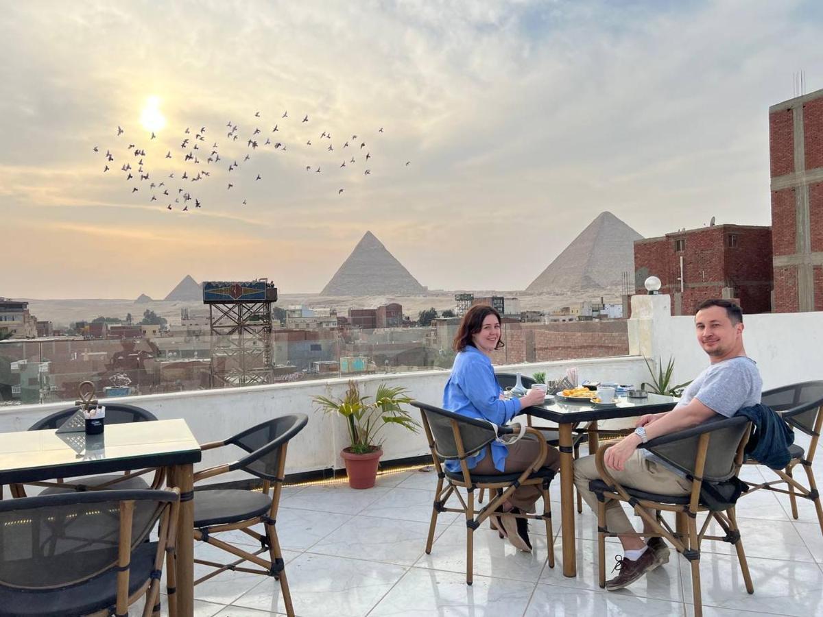 Eagles Pyramids View Hotel Kafret el-Gabal Exterior foto