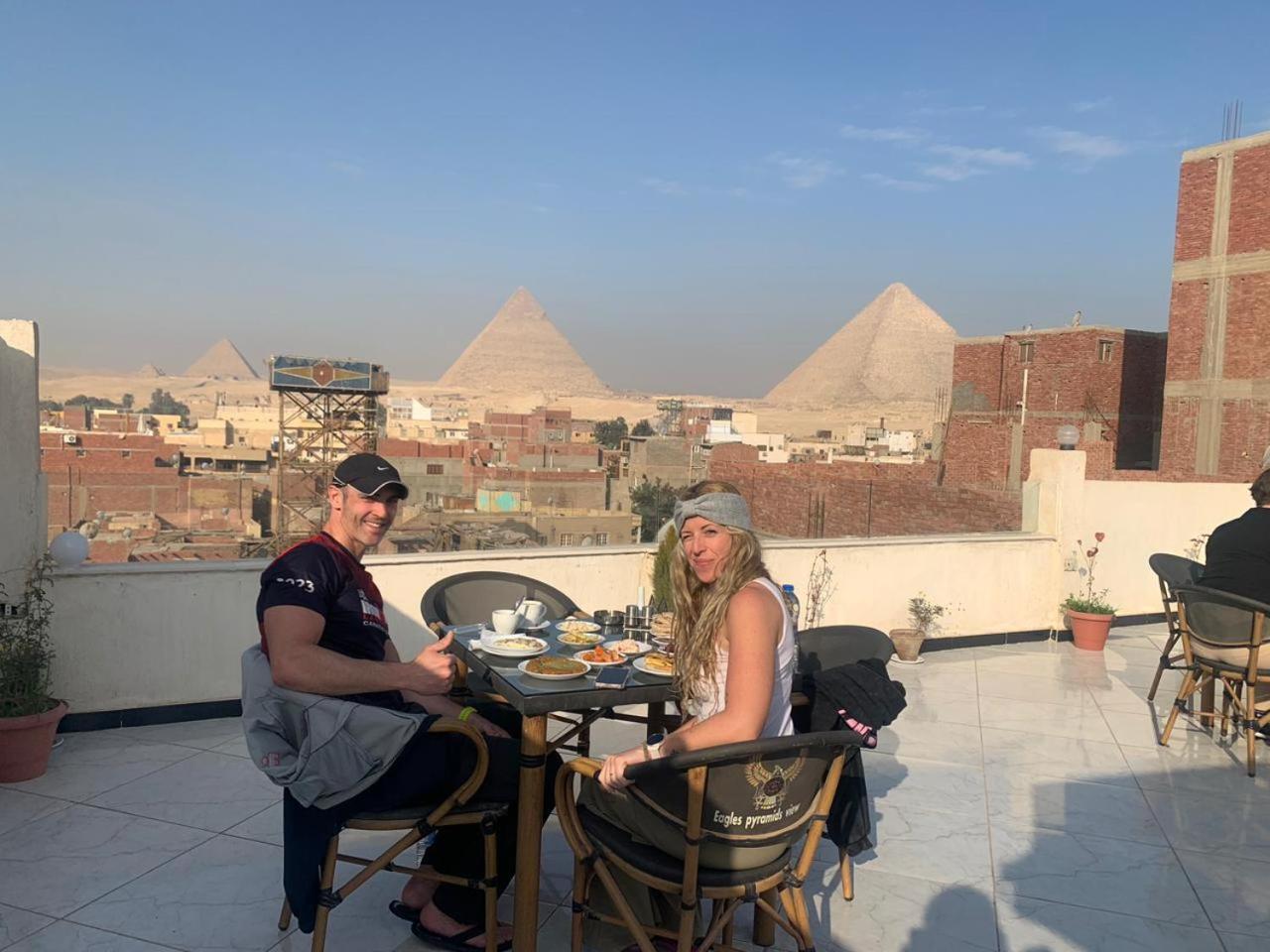 Eagles Pyramids View Hotel Kafret el-Gabal Exterior foto