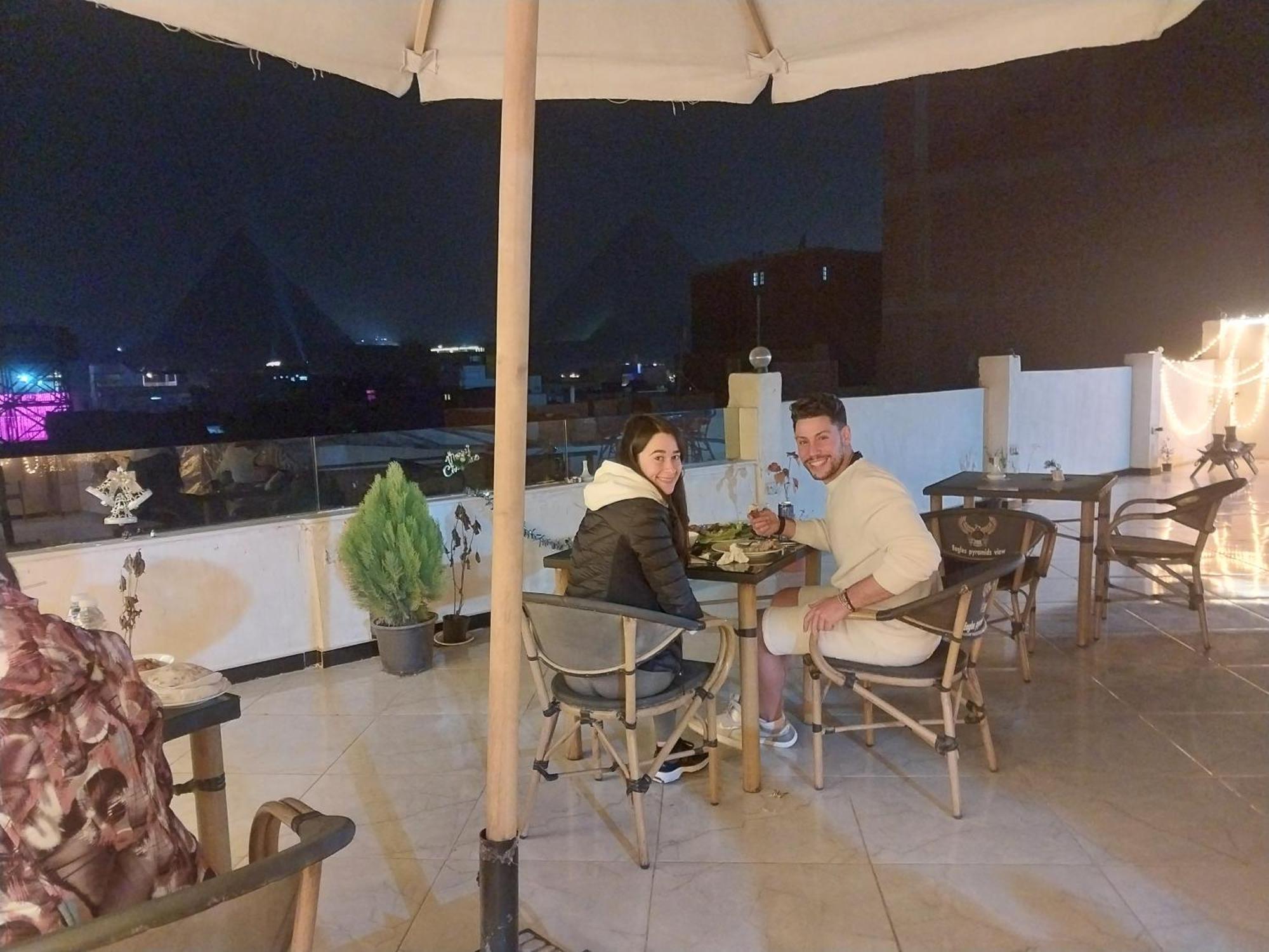 Eagles Pyramids View Hotel Kafret el-Gabal Exterior foto