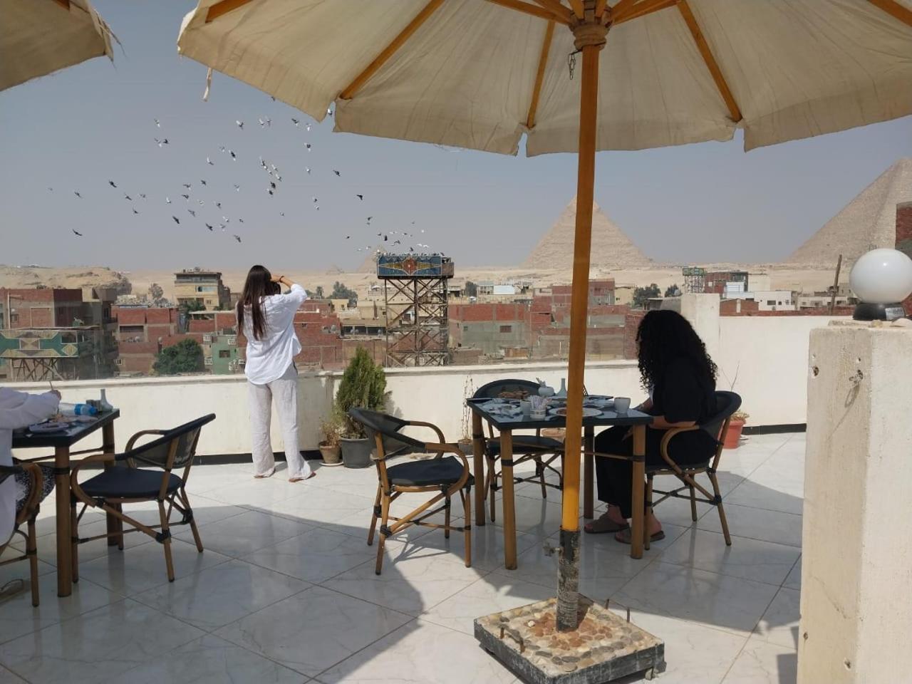 Eagles Pyramids View Hotel Kafret el-Gabal Exterior foto