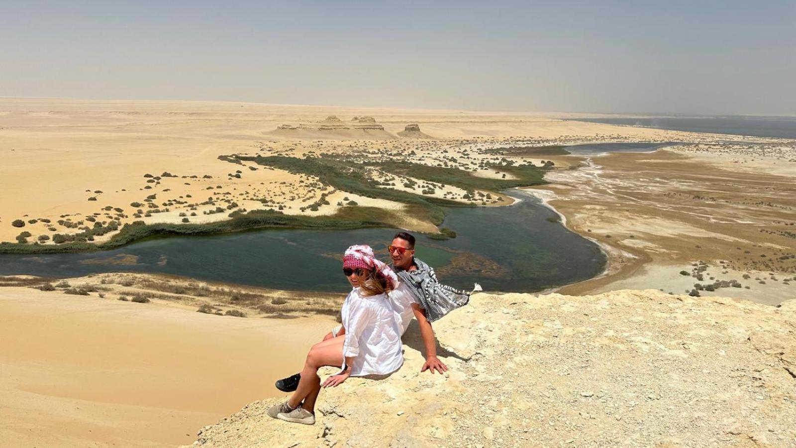Eagles Pyramids View Hotel Kafret el-Gabal Exterior foto