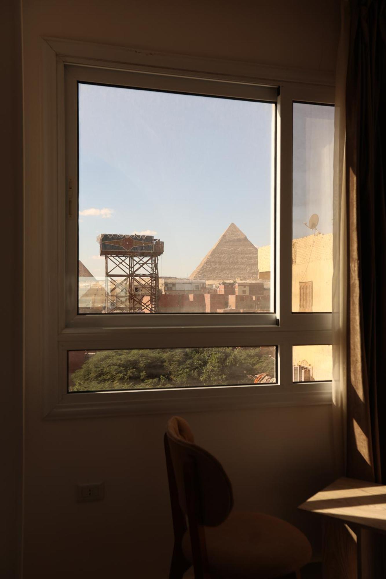 Eagles Pyramids View Hotel Kafret el-Gabal Exterior foto